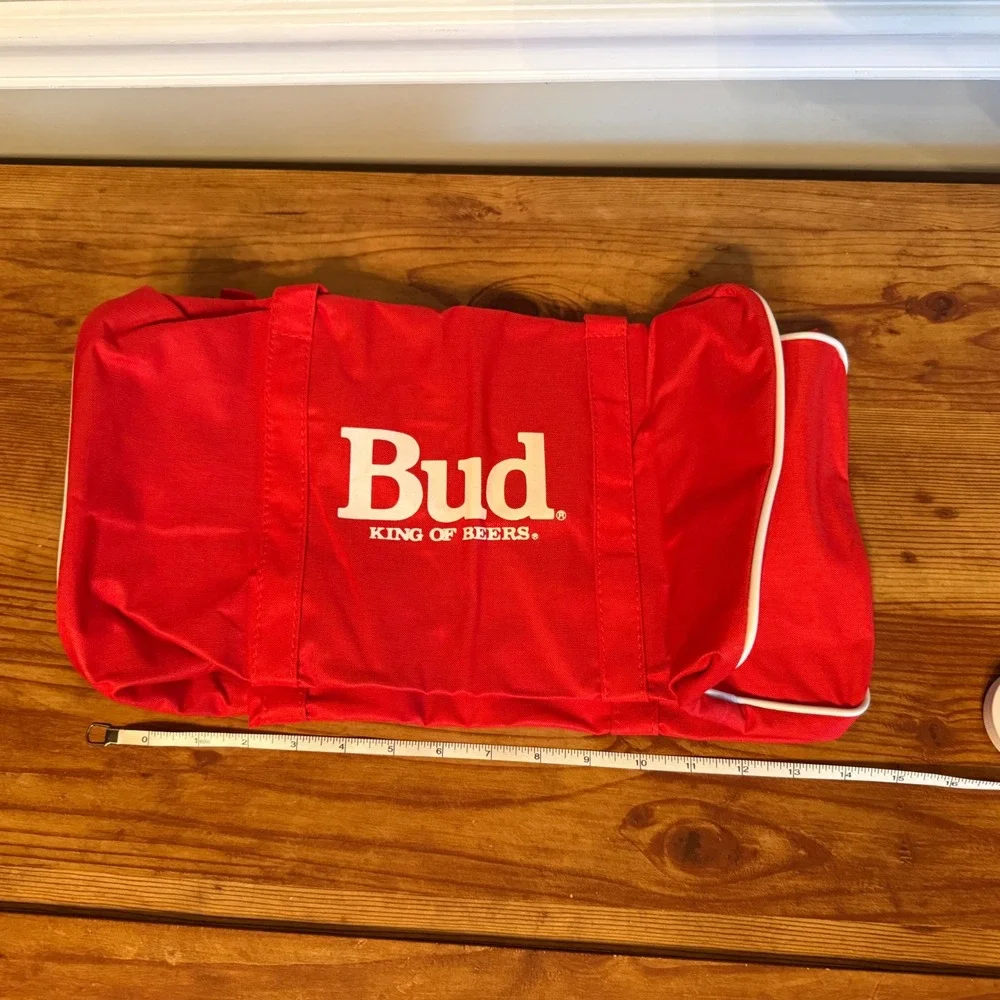 New Minnesota Twins Baseball Bud King of Beers‎ Red Duffle Bag Merch